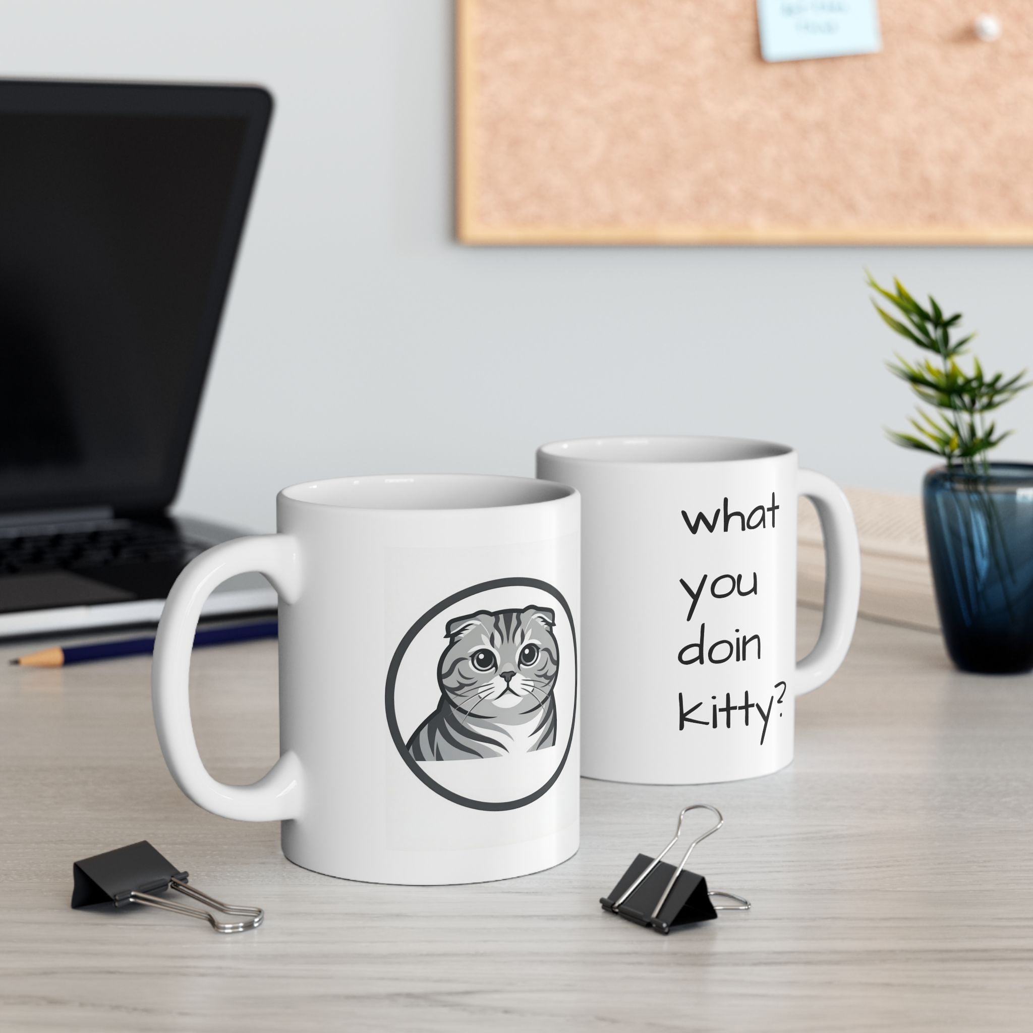 YouTube Cat Ceramic Mug — Loges_Knowges_Animogues Fan 11oz
