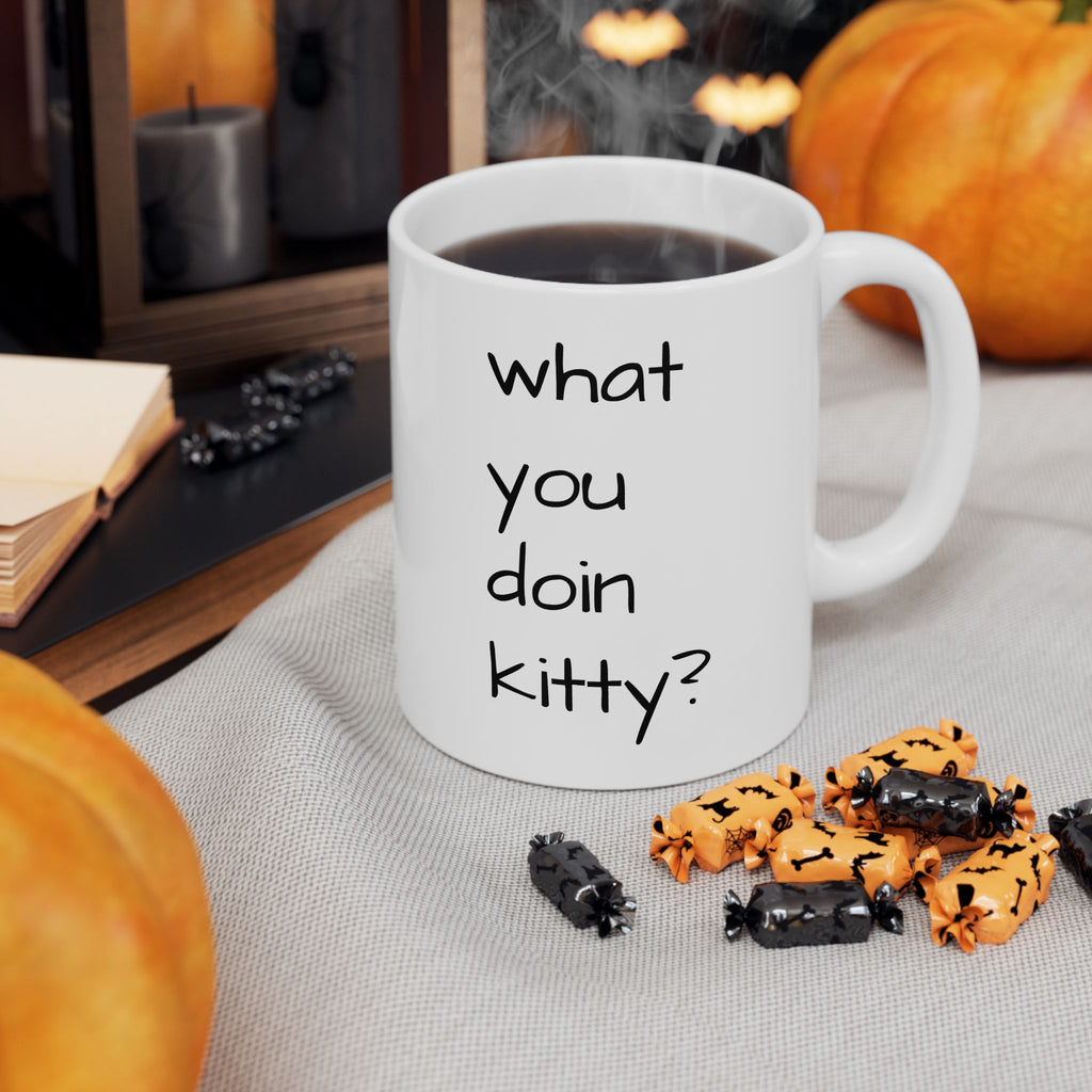 YouTube Cat Ceramic Mug — Loges_Knowges_Animogues Fan 11oz