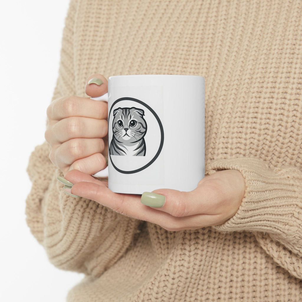 YouTube Cat Ceramic Mug — Loges_Knowges_Animogues Fan 11oz